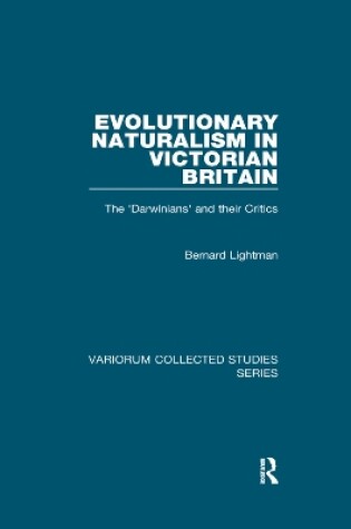 Cover of Evolutionary Naturalism in Victorian Britain