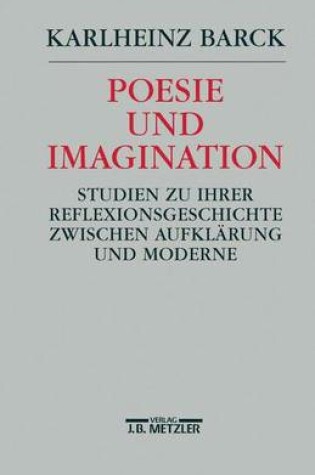 Cover of Poesie Und Imagination