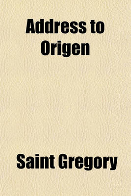 Book cover for Address to Origen