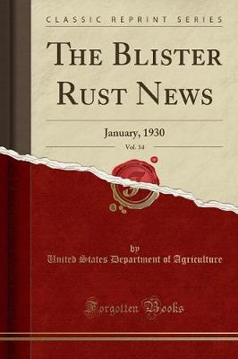 Book cover for The Blister Rust News, Vol. 14