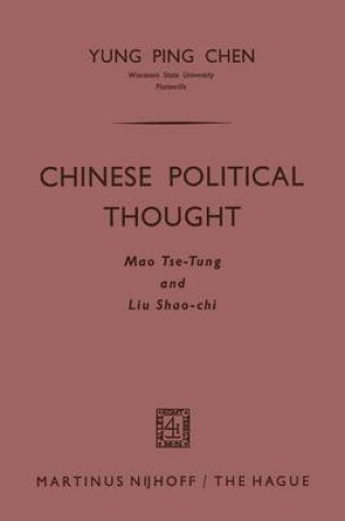 Cover of Chinese Political Thought