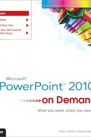 Cover of Microsoft PowerPoint 2010 On Demand