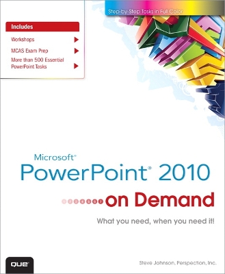 Book cover for Microsoft PowerPoint 2010 On Demand