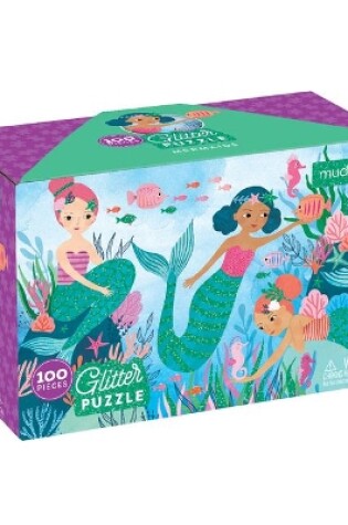 Cover of MERMAIDS GLITTER PUZZLE