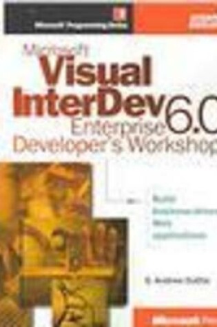 Cover of Visual InterDev 6.0 Enterprise Developer's Workshop