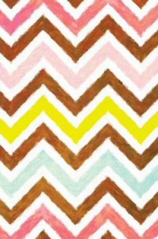 Cover of Chevron Stripes Painted Notebook