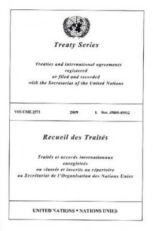 Cover of Treaty Series 2573