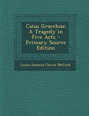 Book cover for Caius Gracchus