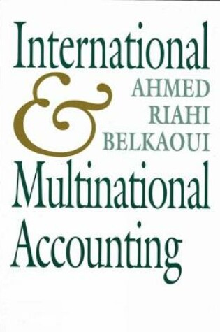 Cover of International & Multinational Accounting