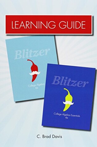 Cover of Learning Guide for College Algebra and College Algebra Essentials