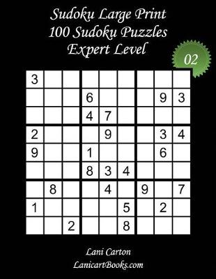 Book cover for Sudoku Large Print - Expert Level - N°2