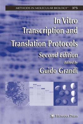 Cover of In Vitro Transcription and Translation Protocols