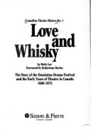 Cover of Love and Whiskey