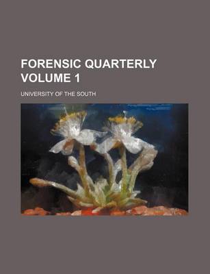 Book cover for Forensic Quarterly Volume 1