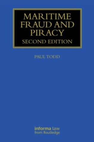 Cover of Maritime Fraud and Piracy