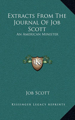 Book cover for Extracts from the Journal of Job Scott