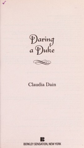 Book cover for Daring a Duke