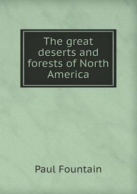 Book cover for The great deserts and forests of North America