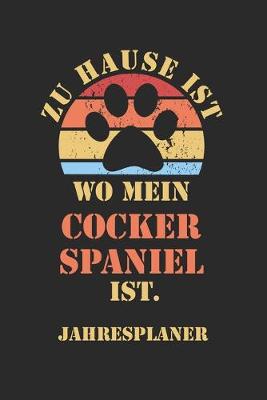 Book cover for COCKER SPANIEL Jahresplaner