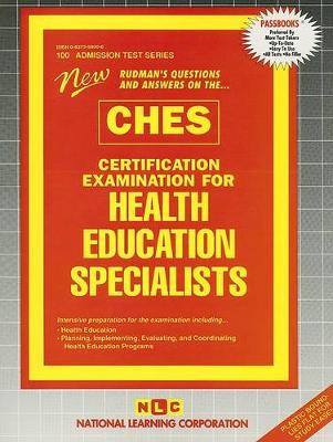 Book cover for Certification Examination for Health Education Specialists (CHES)