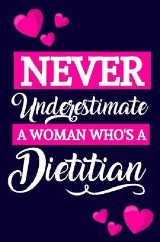Cover of Never Underestimate A Women Who's A Dietitian