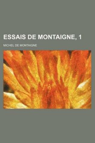 Cover of Essais de Montaigne, 1