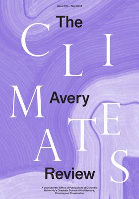 Book cover for The Avery Review: Climates