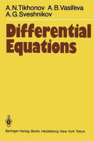 Cover of Differential Equations