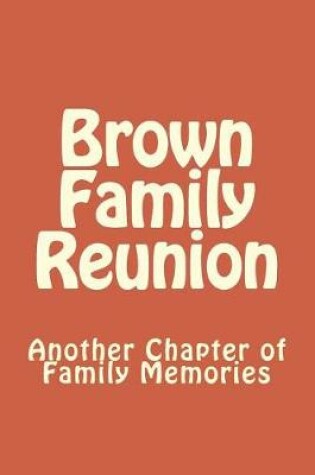 Cover of Brown Family Reunion