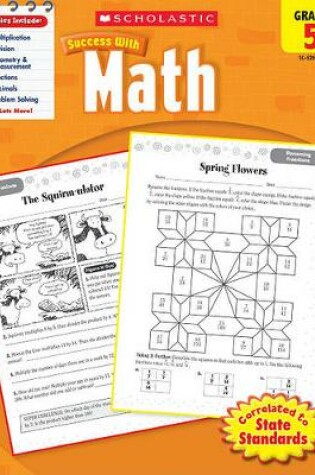 Cover of Scholastic Success with Math: Grade 5 Workbook