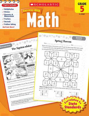 Cover of Scholastic Success with Math: Grade 5 Workbook