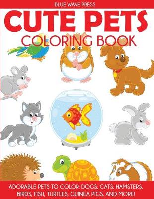 Book cover for Cute Pets Coloring Book