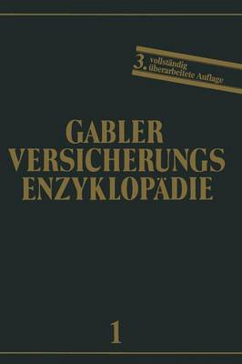 Cover of Allgemeine Versicherungslehre