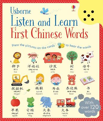 Book cover for Listen and Learn First Chinese Words