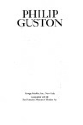 Cover of Philip Guston