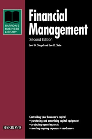 Cover of Financial Management 2ed