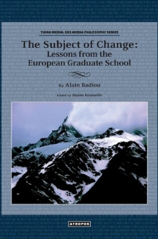 Cover of The Subject of Change