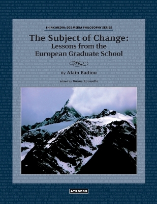 Book cover for The Subject of Change