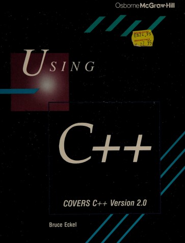 Book cover for Using C++