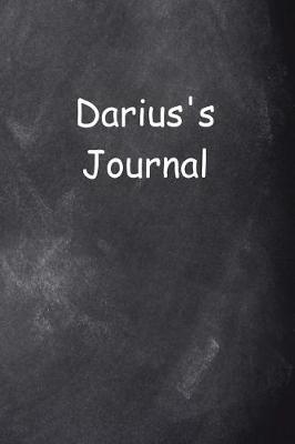 Cover of Darius Personalized Name Journal Custom Name Gift Idea Darius