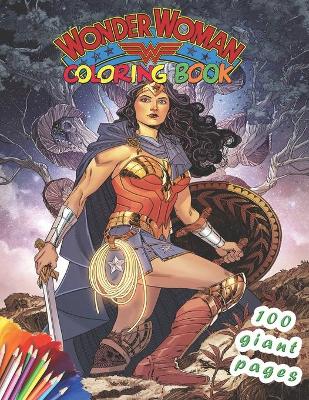 Book cover for Wonder Woman Coloring Book