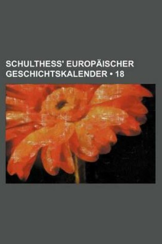 Cover of Schulthess' Europaischer Geschichtskalender (18)