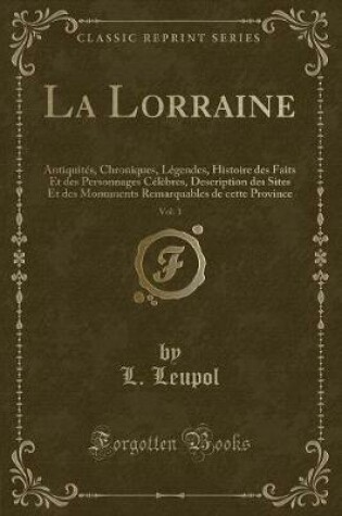 Cover of La Lorraine, Vol. 1