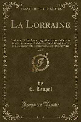 Book cover for La Lorraine, Vol. 1