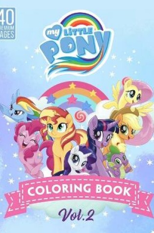 Cover of My Little Pony Coloring Book Vol2