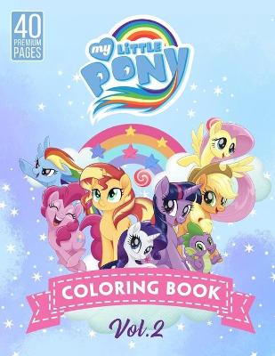 Book cover for My Little Pony Coloring Book Vol2