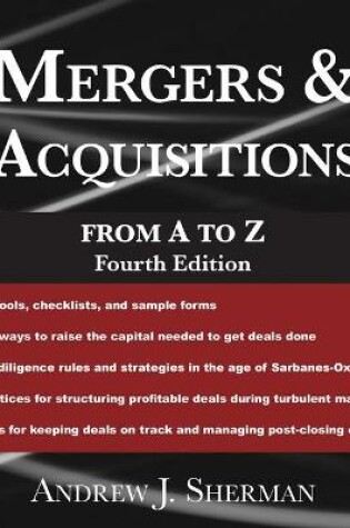 Cover of Mergers & Acquisitions from A to Z Fourth Edition