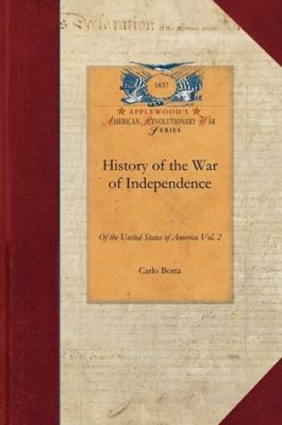 Cover of History of the War of Independence V1