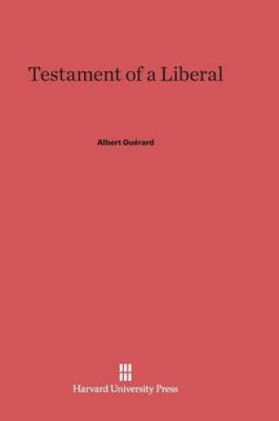 Cover of Testament of a Liberal