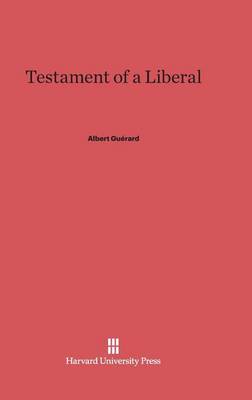 Book cover for Testament of a Liberal